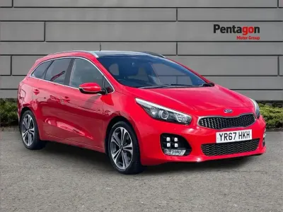 Used Kia Ceed GT-Line S 136 HP (100 kW) 2017 Red Hatchback