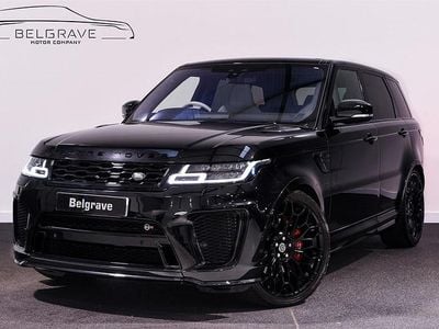 Santorini black metallic Used 2022 Land Rover Range Rover Sport SVR SUV | £56,750 (Good price)