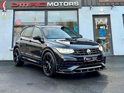 Black Used 2021 VW Tiguan R-line SUV | £24,995 (Fair price)