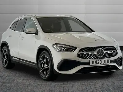 Used Mercedes GLA200 AMG Line Premium 163 HP (119 kW) 2023 Digital white SUV