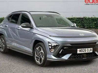 New Hyundai Kona N Line 137 HP (100 kW) 2026 Blue SUV