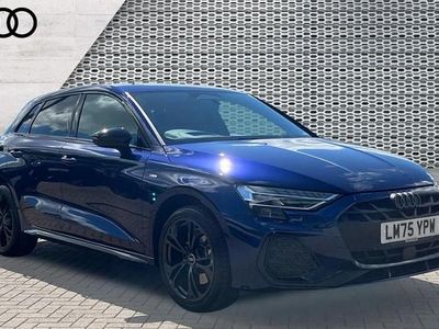 Used Audi A3 e-tron Black Edition 204 HP (150 kW) 2025 Blue Hatchback