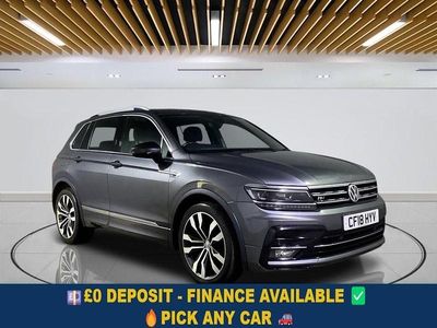 Grey Used 2018 VW Tiguan R-line SUV | £20,099 (Fair price)