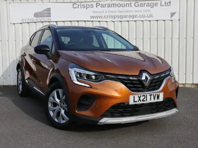 Used Renault Captur Iconic 130 HP (95 kW) 2021 Orange/black SUV