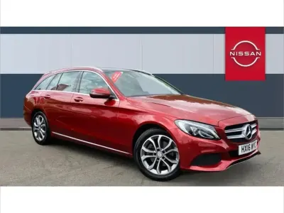 Second-hand Mercedes C200 Premium 184 CP (135 kW) 2016 Roșu Break