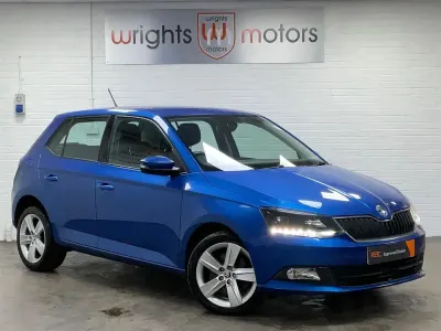 Used Skoda Fabia SE L 2016 Blue Hatchback
