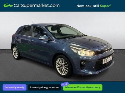 Used Kia Rio 2017 Blue Hatchback