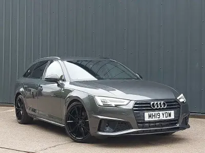 Used Audi A4 Black Edition 150 HP (110 kW) 2019 Grey Estate
