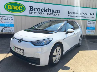 Used VW ID.3 Pro 106 kW (145 HP) 2022 White Hatchback