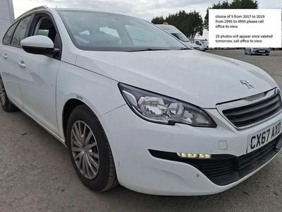 White Used 2017 Peugeot 308 SW Estate | £2,995 (Good price)