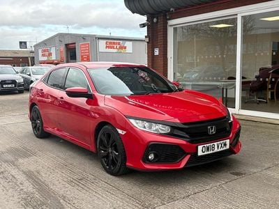 Rallye red Used 2018 Honda Civic SR Hatchback | £9,875 (Fair price)