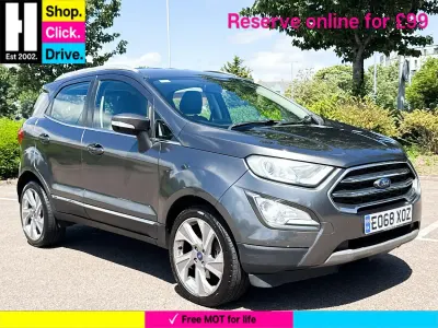 Used Ford Ecosport Titanium 125 HP (91 kW) 2018 Grey SUV