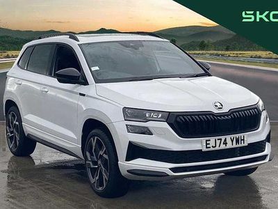 White Used 2024 Skoda Karoq SportLine SUV | £27,894 (Fair price)