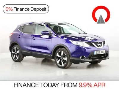 Używany Nissan Qashqai N-TEC 115 KM (84 kW) 2015 Niebieski SUV