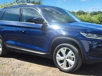 Used Skoda Kodiaq SE L 125 HP (91 kW) 2017 Blue SUV