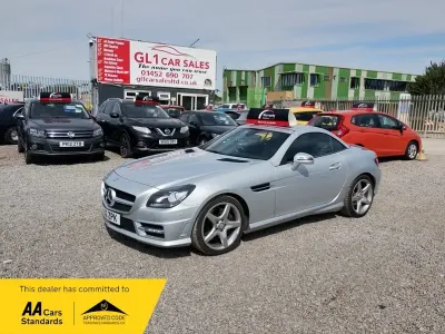 Used Mercedes SLK200 AMG 184 HP (135 kW) 2012 Silver Cabriolet