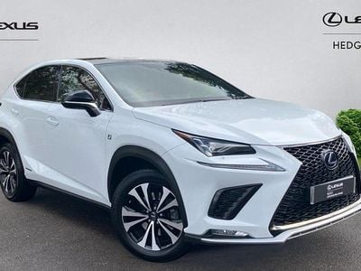 Used Lexus NX300h Sport Line 197 HP (144 kW) 2020 Fsport white SUV