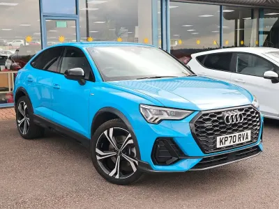 Used Audi Q3 Sportback S-Line 2020 Turbo blue SUV