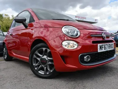 Used Fiat 500 S 69 HP (50 kW) 2017 Red Hatchback