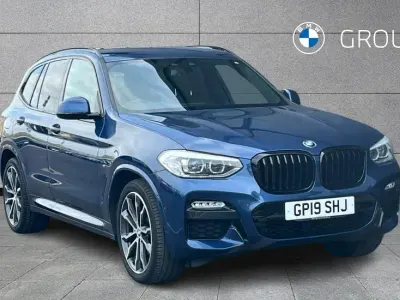 Used BMW X3 M Sport 192 HP (141 kW) 2019 Blue SUV