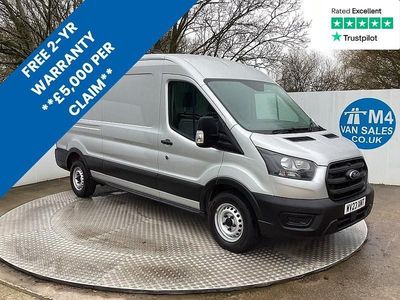 Used Ford Transit 130 HP (95 kW) 2023 Moondust silver (metallic colour)