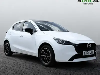 Used Mazda 2 Homura-Aka 116 HP (85 kW) 2023 White Hatchback