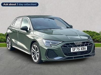 Used Audi A3 S-Line 150 HP (110 kW) 2025 Green Hatchback