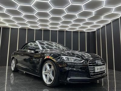 Used Audi A5 Cabriolet S-Line 190 HP (139 kW) 2018 Black Cabriolet