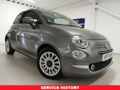 Used Fiat 500 Lounge 85 HP (62 kW) 2017 Grey Hatchback