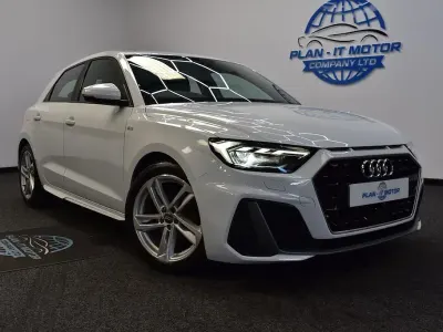 Used Audi A1 Sportback S-Line 116 HP (85 kW) 2019 White Hatchback