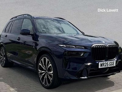 Blue Used 2025 BMW X7 M Sport SUV | £74,390 (Fair price)
