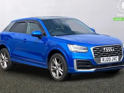 Used Audi Q2 S-Line 150 HP (110 kW) 2020 Blue SUV