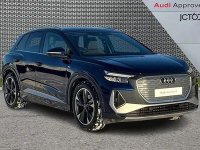 Blue Used 2023 Audi Q4 e-tron S-Line SUV | £22,201 (Fair price)