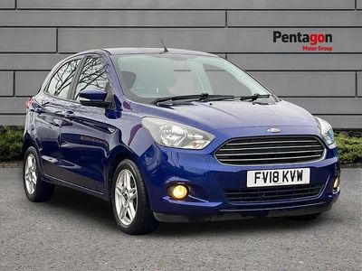 Blue Used 2018 Ford Ka Plus Zetec Hatchback | £7,395 (Fair price)