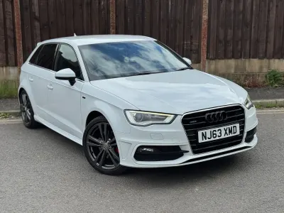 Used Audi A3 Sportback S-Line 184 HP (135 kW) 2013 White Hatchback