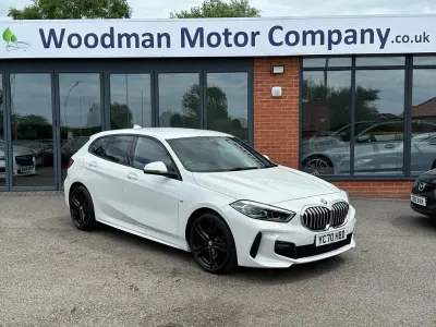Used BMW 118 M Sport 140 HP (102 kW) 2020 White Hatchback
