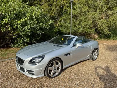 Used Mercedes SLK350 AMG 2014 Silver Cabriolet