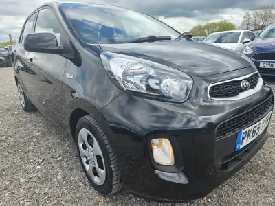 Used Kia Picanto 65 HP (47 kW) 2015 Black Hatchback