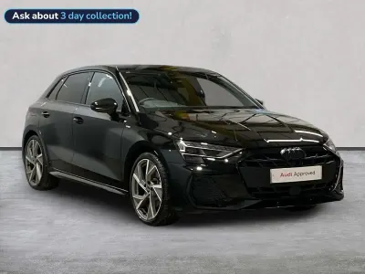 Used Audi A3 Sportback Black Edition 150 HP (110 kW) 2026 Black Hatchback