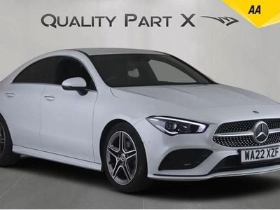 Begagnad Mercedes CLA180 AMG Line Premium 2022 Vit Sedan