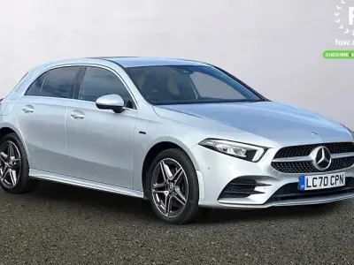 Used Mercedes A250 Executive 218 HP (160 kW) 2020 Silver Hatchback