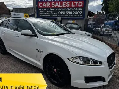 Used Jaguar XF Sportbrake R-Sport 200 HP (147 kW) 2015 White Estate