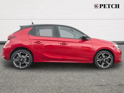 Used Vauxhall Corsa Edition 99 HP (72 kW) 2022 Red Hatchback