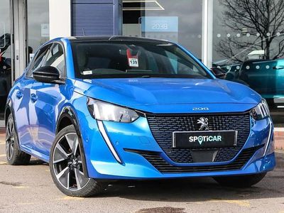 Used Peugeot e-208 GTi 100 kW (136 HP) 2020 Blue Hatchback
