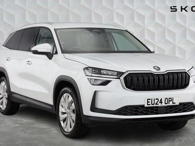 Used Skoda Kodiaq SE L 150 HP (110 kW) 2024 Moon white metallic SUV