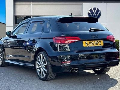Used Audi A3 Sportback Black Edition 150 HP (110 kW) 2019 Black Hatchback