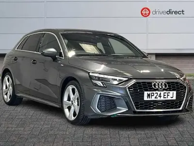Used Audi A3 Sportback S-Line 110 HP (80 kW) 2024 Grey Hatchback
