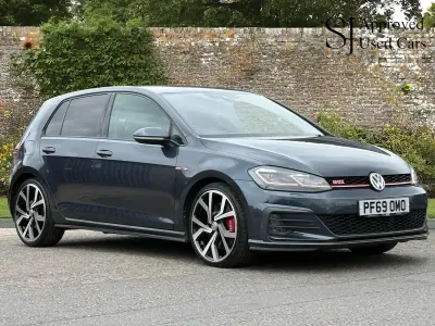 Used VW Golf VII GTI 2019 Blue Hatchback