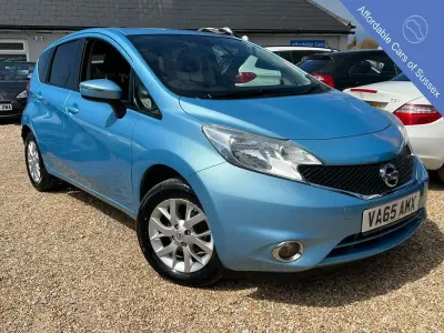 Begagnad Nissan Note Acenta Premium 80 HK (58 kW) 2016 Blå Halvkombi