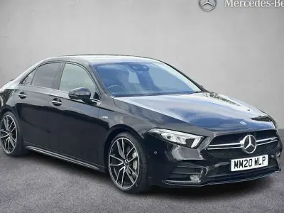 Used Mercedes A35 AMG Premium 306 HP (225 kW) 2020 Black Sedan